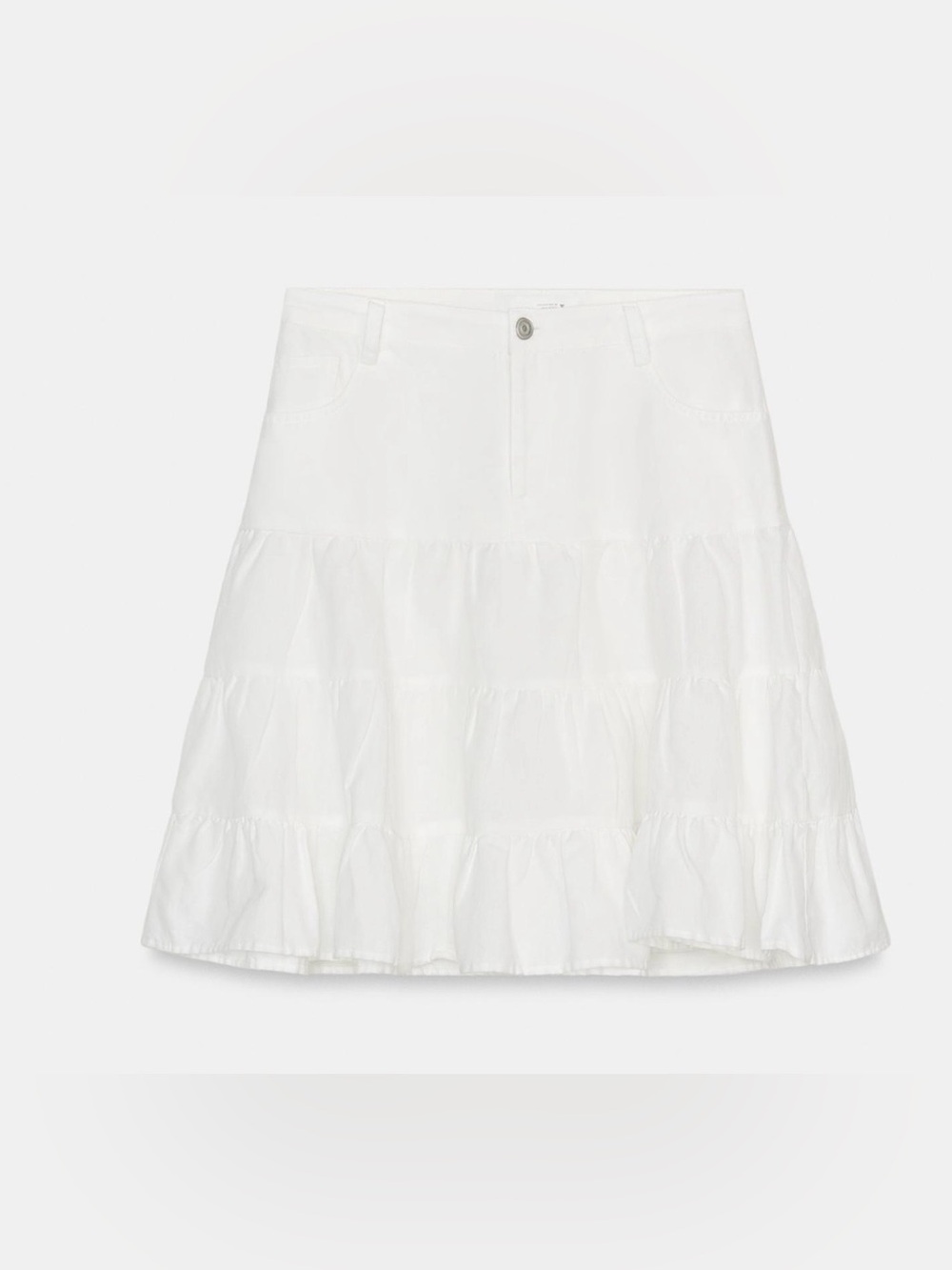 Zara White Skirt NWT XS